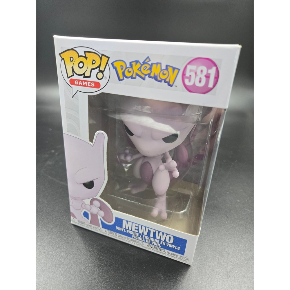 Funko Pop Games Pokemon Mewtwo 581 Vinyl Figure Purple Legendary Nintendo